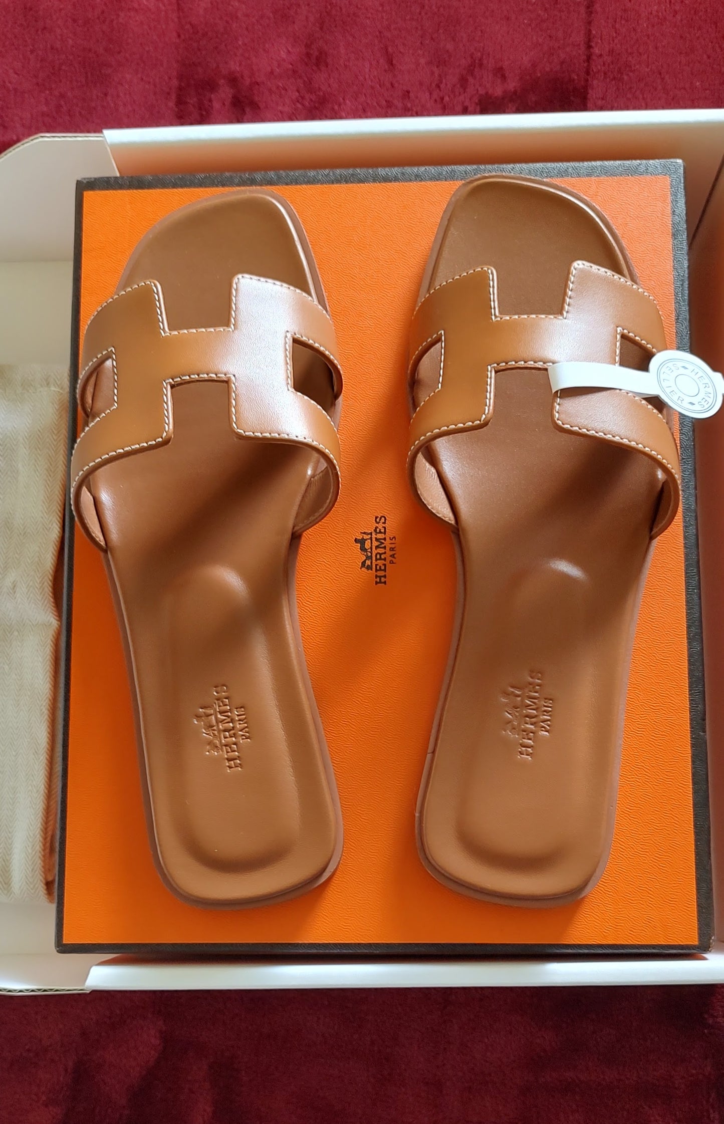 Hermès Oran Sandal in Brown EU Size 40 US size 10